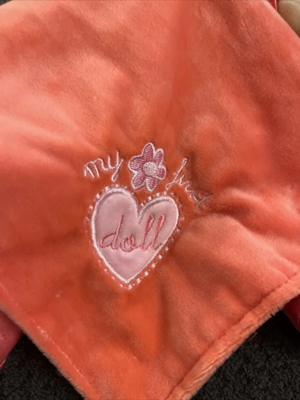 My First Doll Girl Pink Baby Starters Security Blanket D30